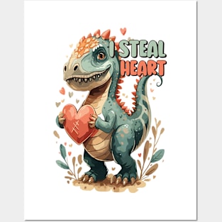 I Steal Your Heart T Shirt Valentine T shirt For Women Posters and Art